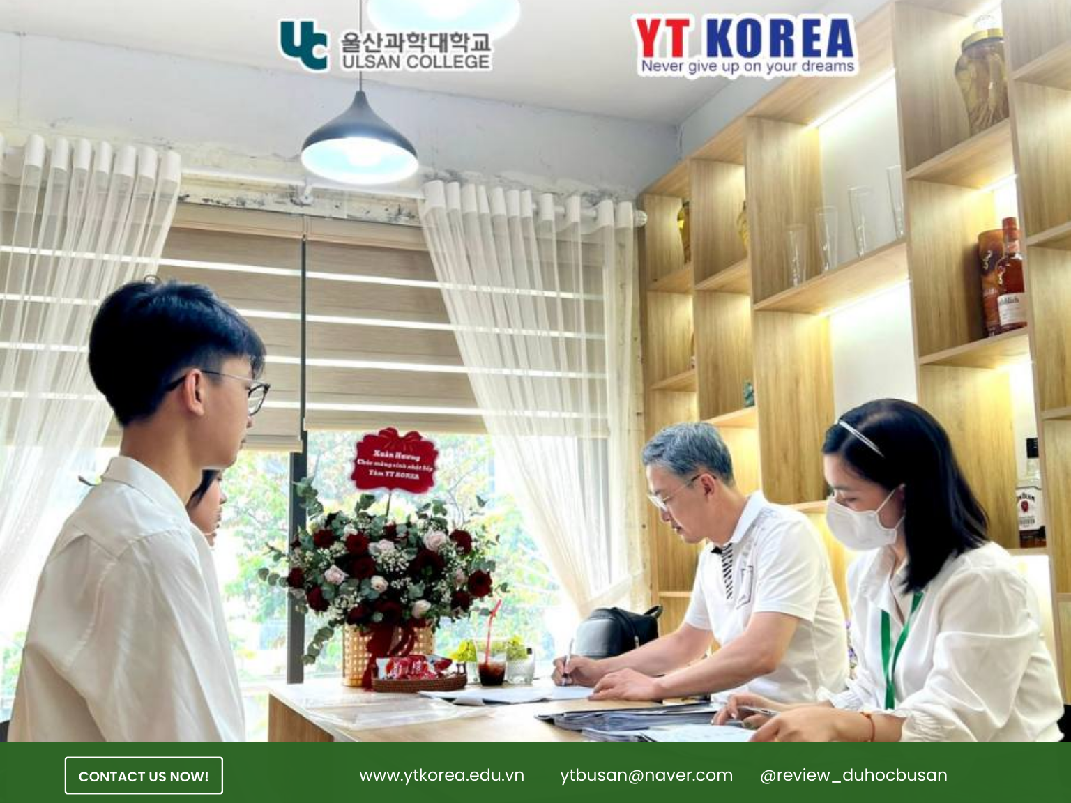 Phỏng vấn Cao đẳng Khoa học Ulsan tuyển sinh tại YT KOREA 2024