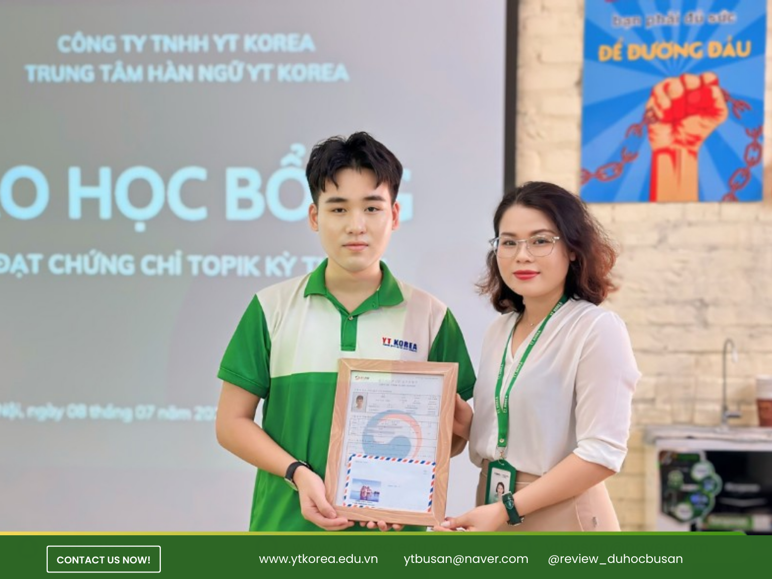 học bổng topik du học hàn quốc tại yt korea 2024