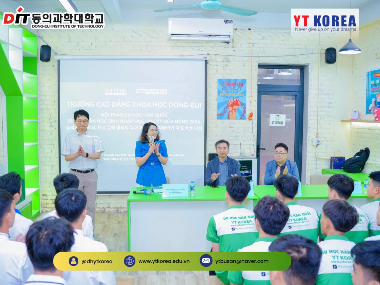 Hội thảo du học Hàn Quốc giữa YT Korea & Cao đẳng khoa học Dongeui