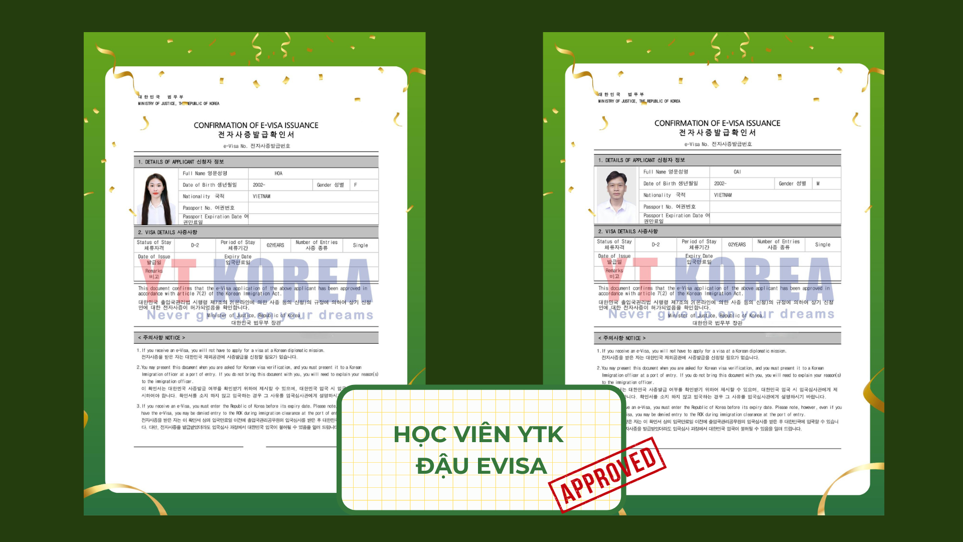 Tuyển sinh Du học Hàn Quốc hệ Thạc sĩ D23 – Evisa (Visa điện tử) kỳ tháng 3/2026 2 hocvien Evisa