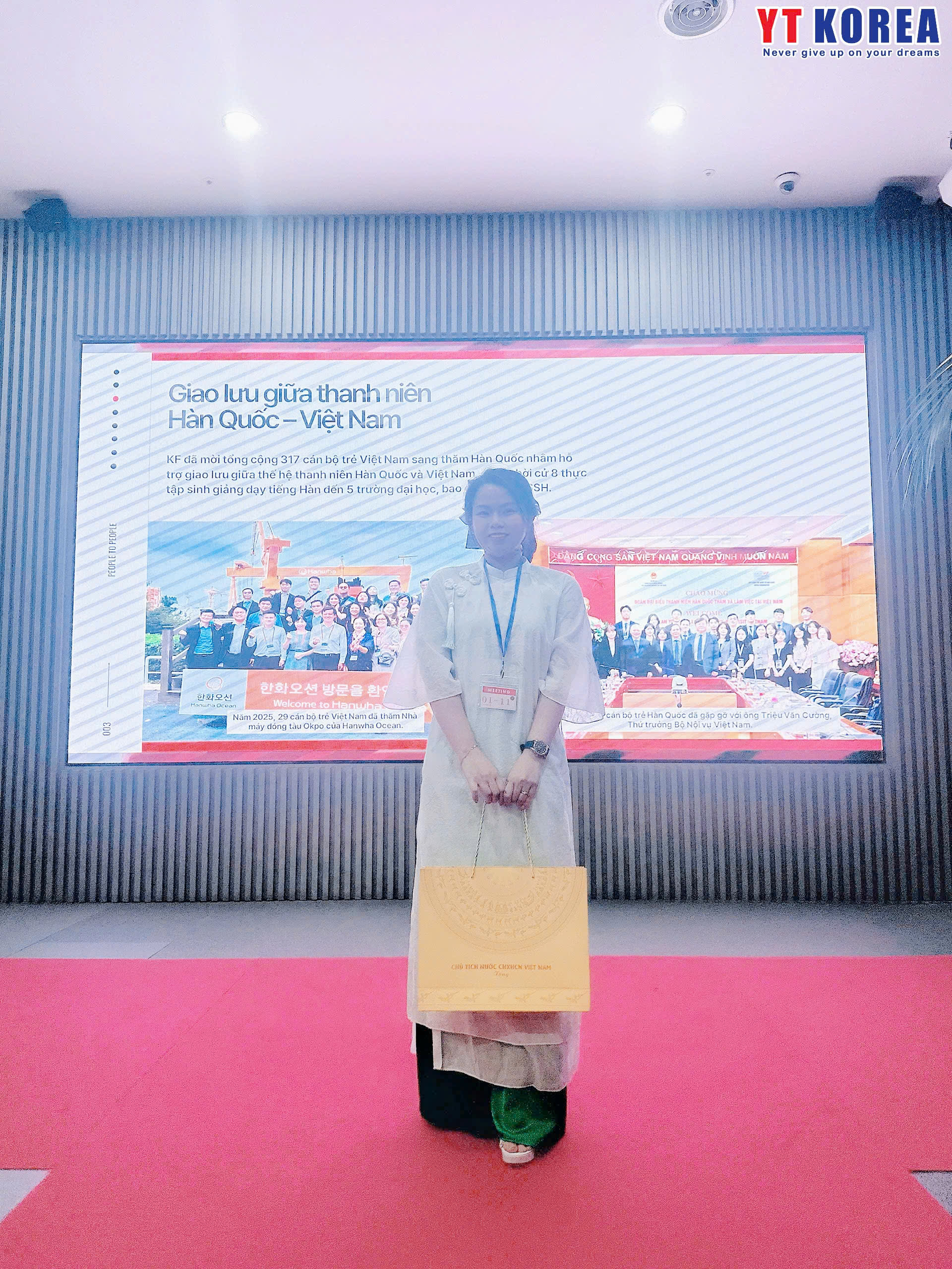 Tổng Giám đốc YT Korea – Cô Bùi Thị Tâm tham dự buổi gặp mặt Chủ tịch nước Lương Cường với cộng đồng người Việt Nam tại Hàn Quốc 4 bui thi tam2