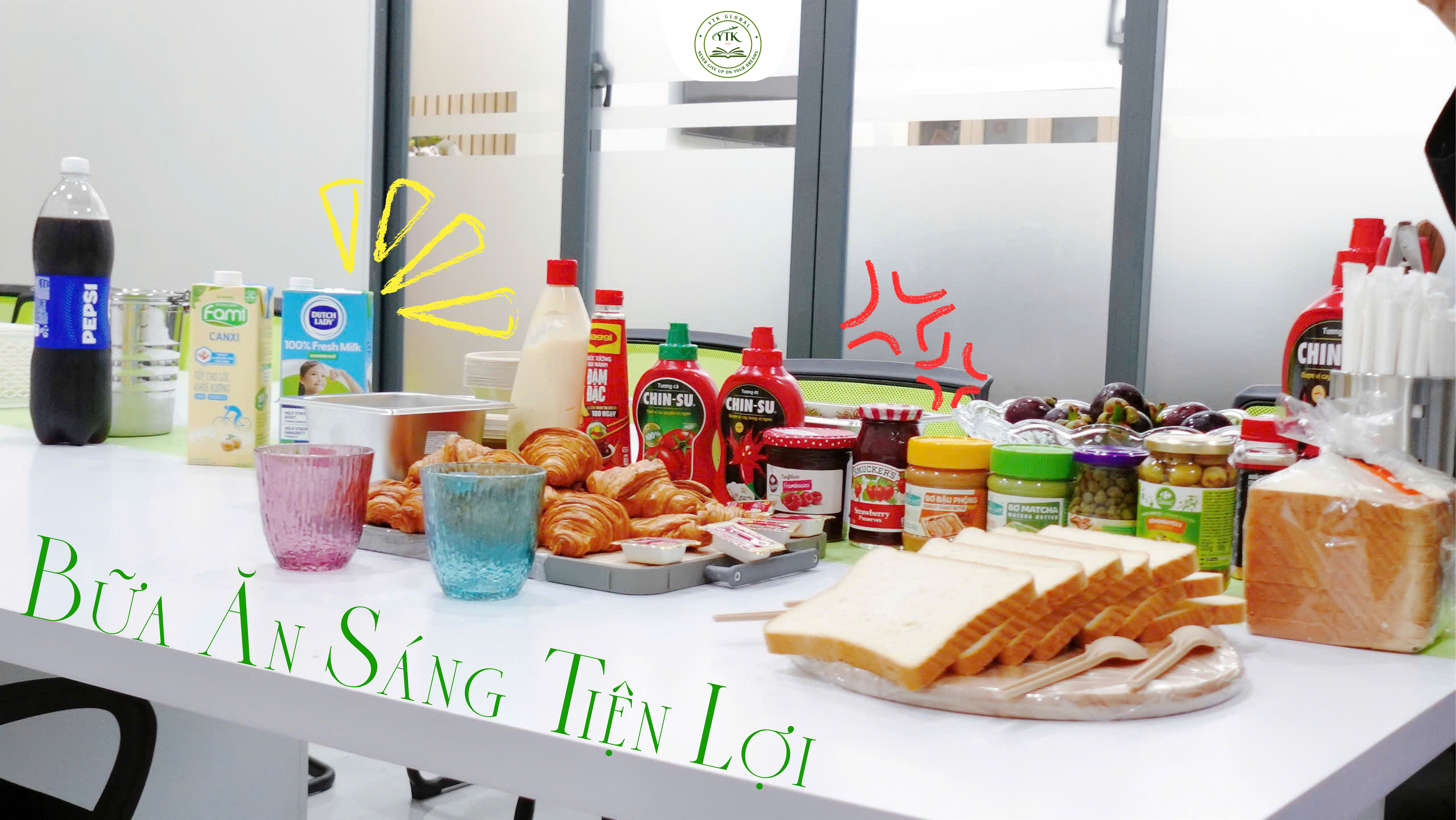 Bữa Sáng Và Bữa Trưa – Một Phần Trong Môi Trường Học Tập Chất Lượng Tại YTK GLOBAL 1 Bua an sang tien loi