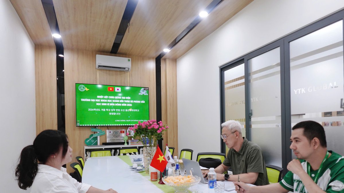 YTK và ĐH Ulsan: Toàn Cảnh Buổi Phỏng Vấn Tuyển Sinh 2026 10 Về YTK GLOBAL